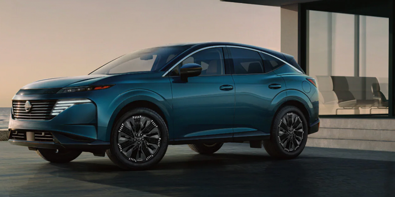 2026 Nissan Murano parked outside a modern home with sleek exterior design