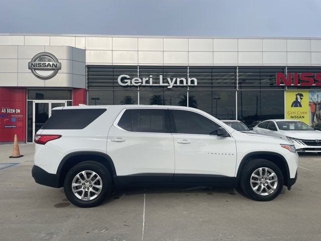 Used 2021 Chevrolet Traverse LS with VIN 1GNERFKWXMJ154724 for sale in Houma, LA