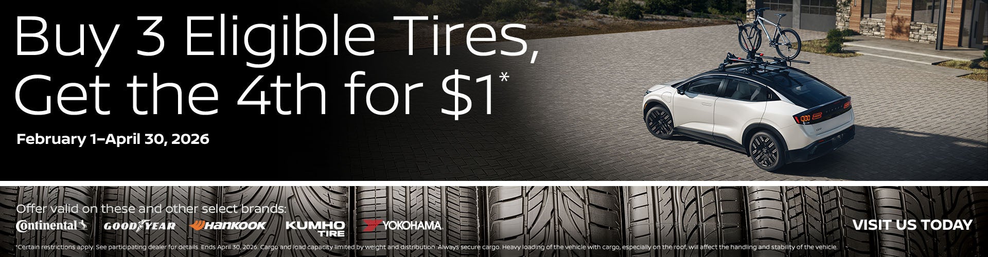 Tire Special Buy 3 Get 1 